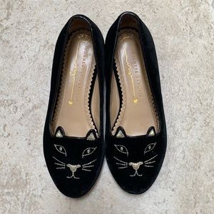 Charlotte Olympia incy kids kitty flats